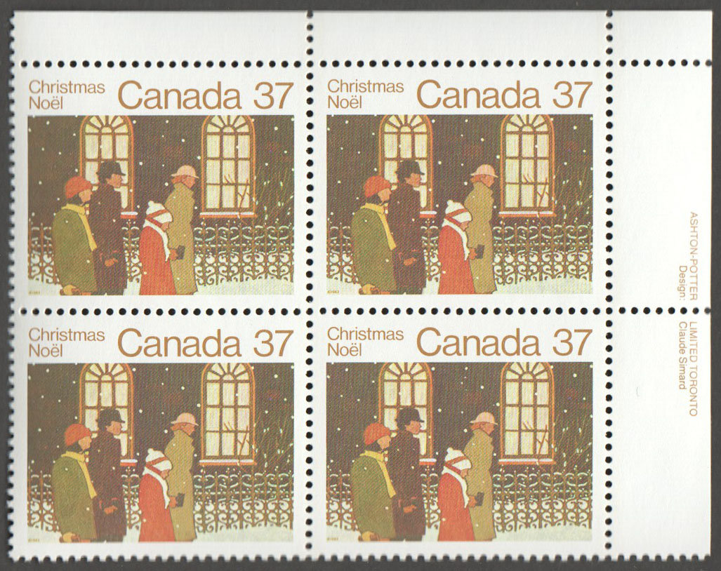 Canada Scott 1005 MNH PB UR (A8-12) - Click Image to Close